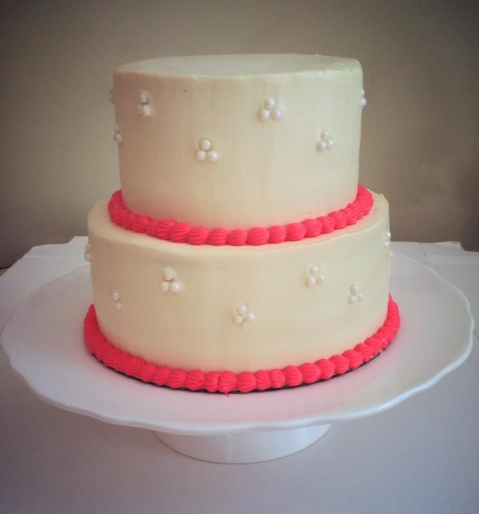 petite wedding cake